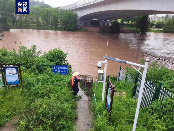 四川境内渠江流域昨日暴雨