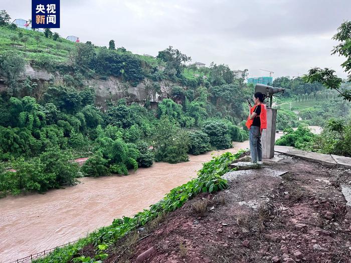 四川境内渠江流域昨日暴雨