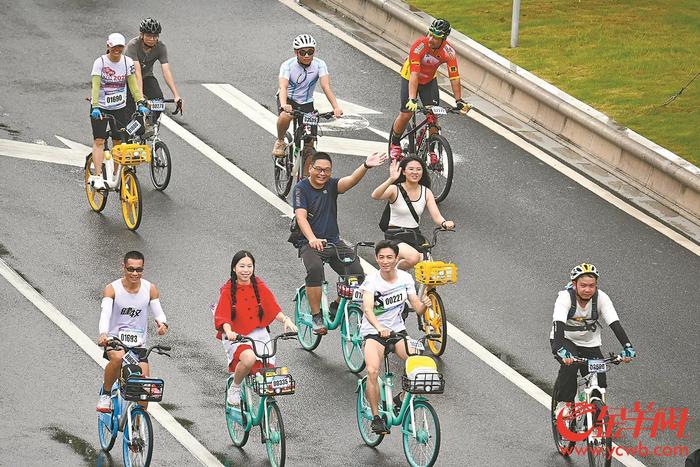 3000人乐在“骑”中 首届中国自行车运动骑游大会在广州海珠举办