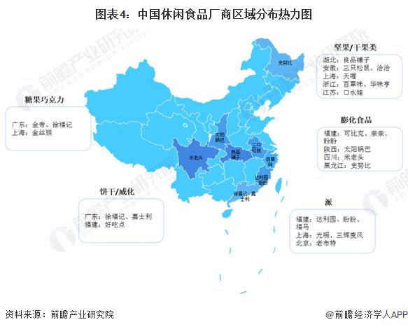 2023年中国休闲食品行业区域竞争格局分析 华中与华东地区竞争力较强【组图】