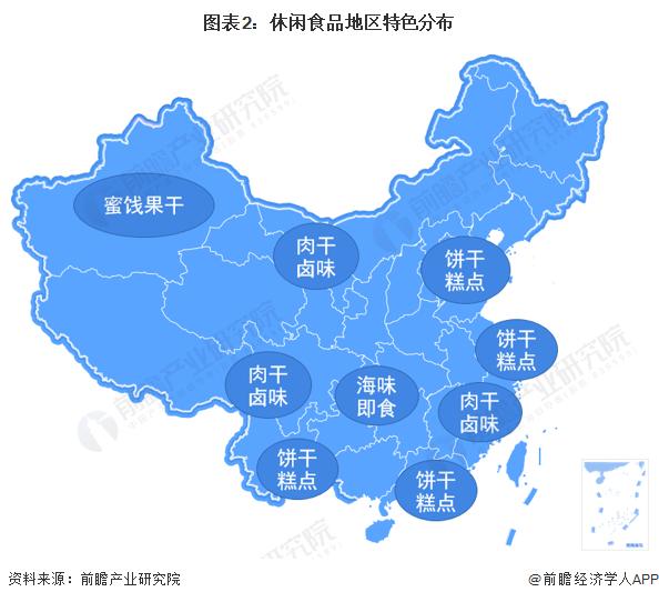 2023年中国休闲食品行业区域竞争格局分析 华中与华东地区竞争力较强【组图】