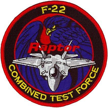F-22“猛禽”联合测试部队臂章 图片来源:社交媒体