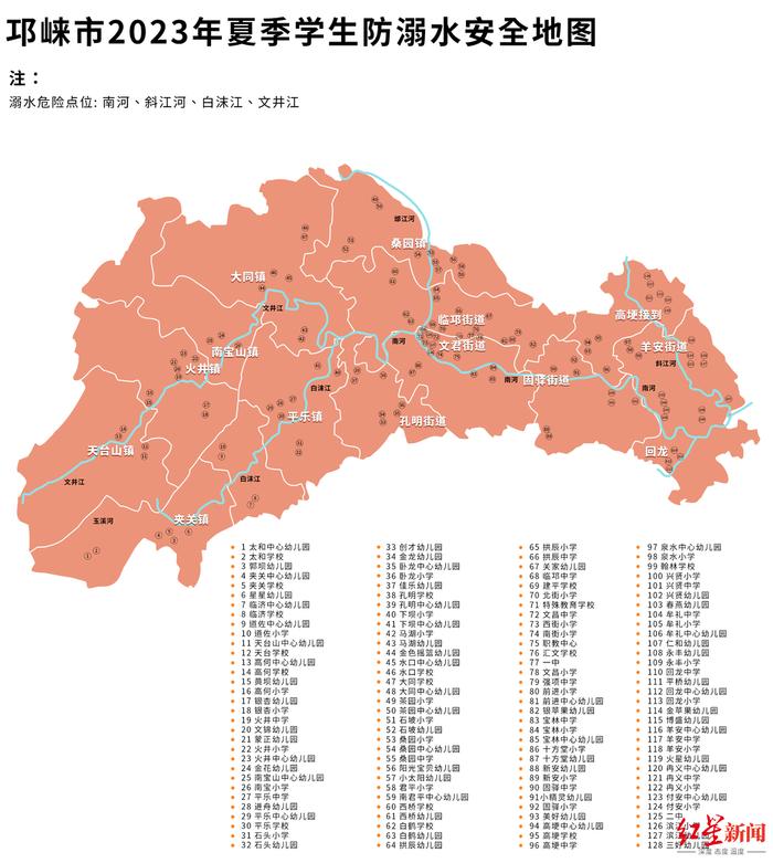 详版防溺水安全地图发布！暑假来了，家长一定要提醒孩子远离这些地方