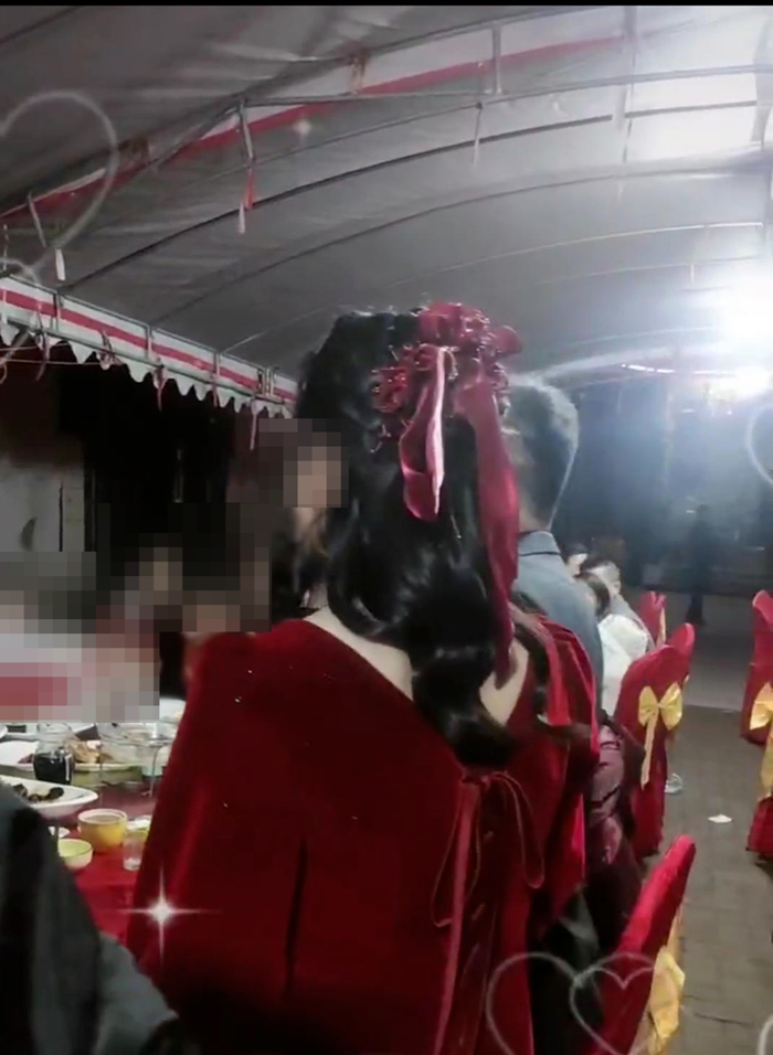 ↑李某刷到“倩倩”的结婚视频