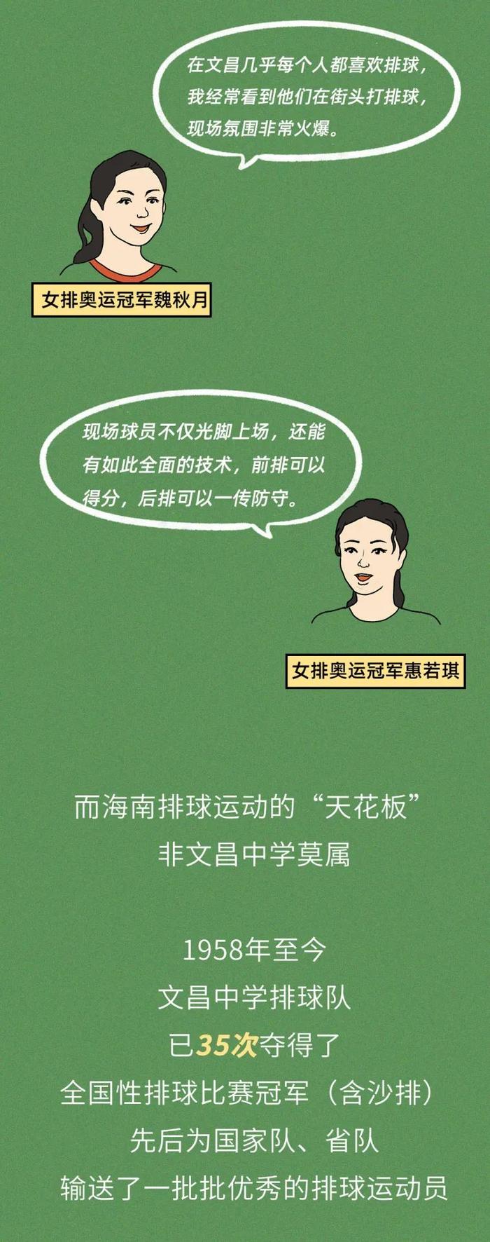 你永远不知道，文昌人会拿什么打排球