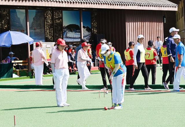 2023年全国女子门球赛在四川朝天曾家山开赛