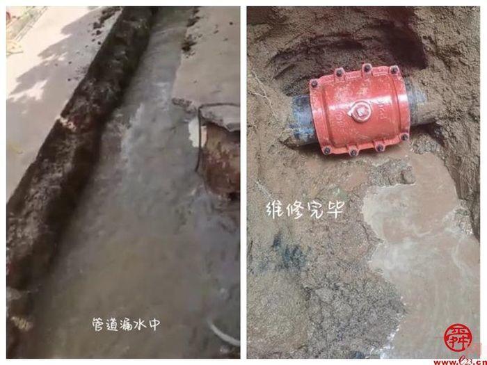 道路施工挖断管道 济南水务4小时抢修恢复供水