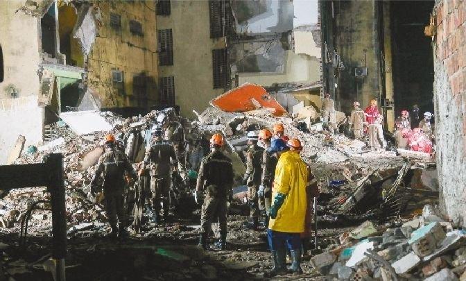 巴西楼房倒塌事故遇难者升至十四人