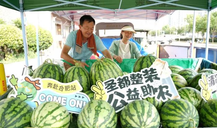 关注民生·爱心助农|合肥圣都整装解瓜农之急，送润心清凉