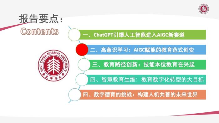 华东师大：AIGC技术给教育数字化转型带来的机遇与挑战