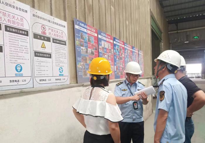 江西省定南县市场监管局天九分局多措并举加强特种设备安全监管