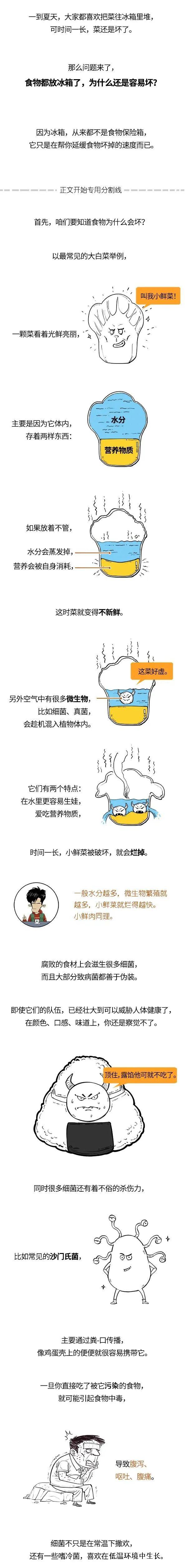 食物都放冰箱了，为什么还是容易坏？