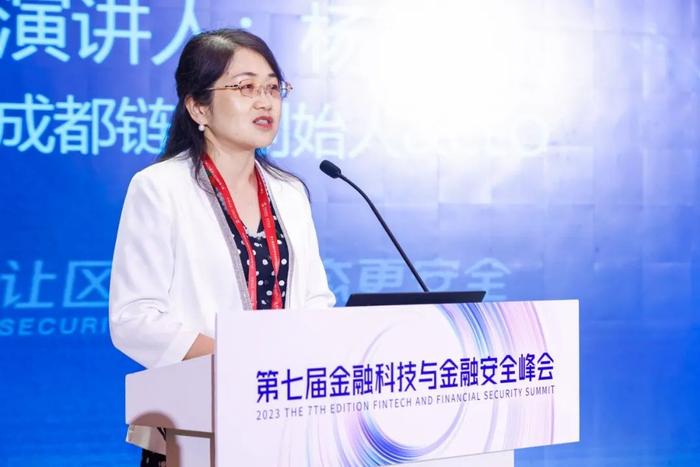 成都链安CEO杨霞教授受邀在“新一代信息技术安全与Web3.0安全峰会”上发表主题演讲