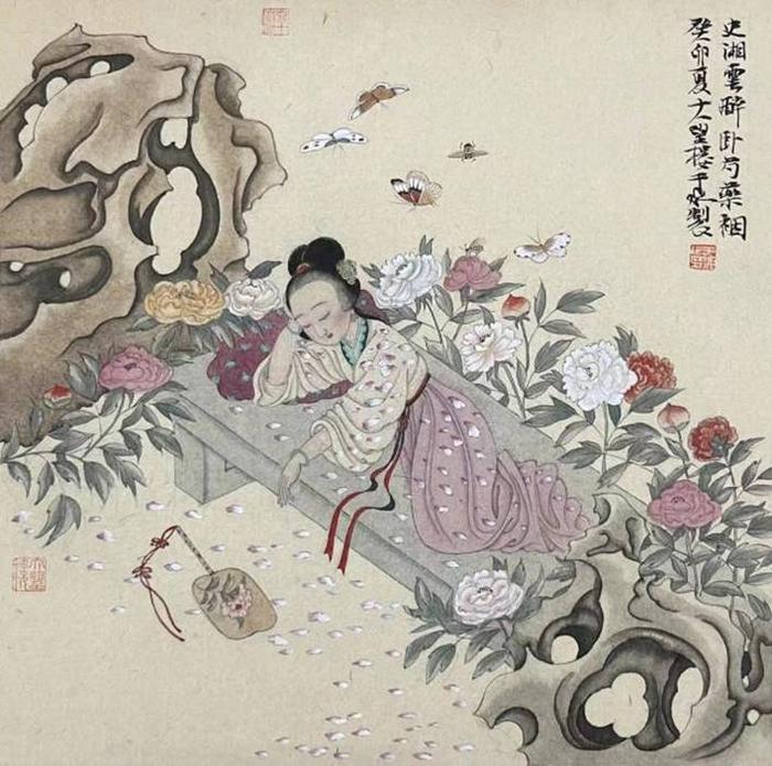 “江山美人——于水雨石中国画作品展”在呼和浩特展出