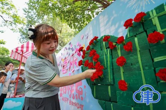 “八里台二公主”喜乐迎来十岁生日，市民粉丝“撸猫”热情高！