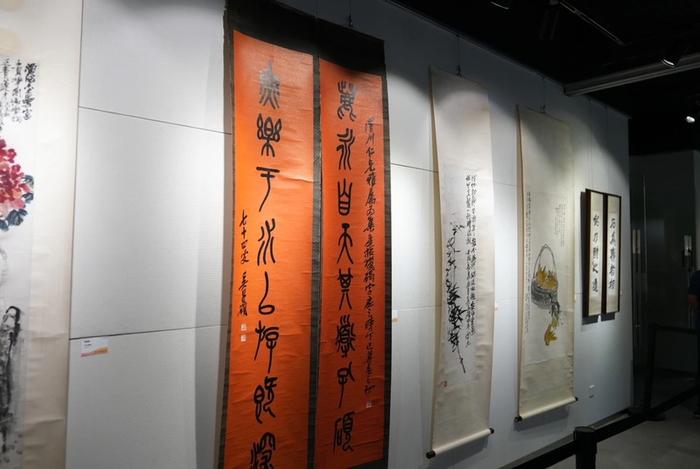 “苍古烁今吴昌硕与海派艺术传承展”在普陀开幕，8幅吴昌硕真迹展出