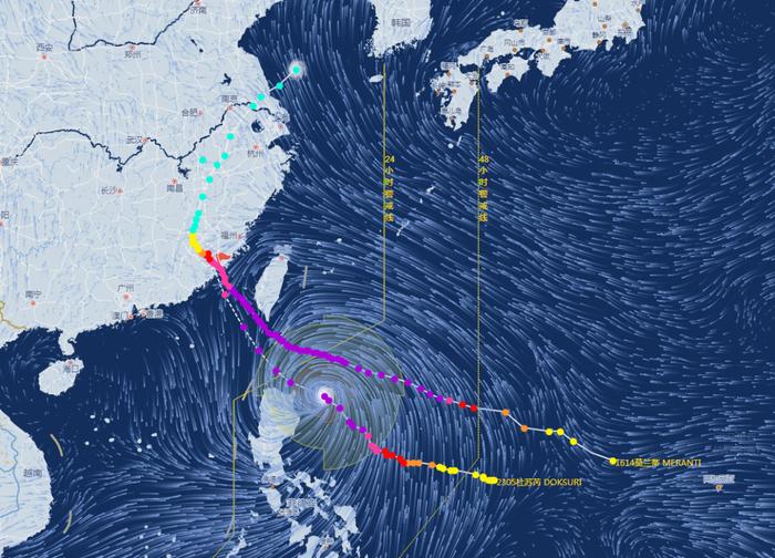 我国台风预警升级橙色，上海本周四至周六受环流影响，超强台风是翻版莫兰蒂？