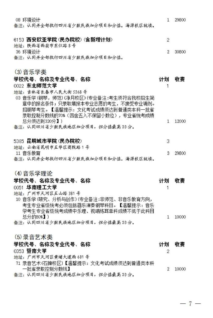 关于四川省2023年普通高校招生艺术类本科第一批、体育类本科批第二次征集志愿的通知