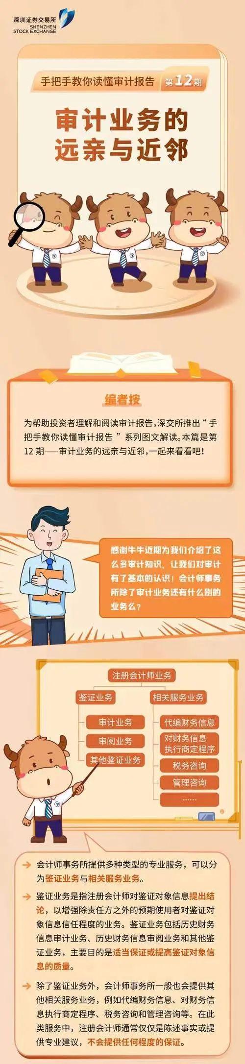 手把手教你读懂审计报告 | 第十二期 审计业务的远亲与近邻