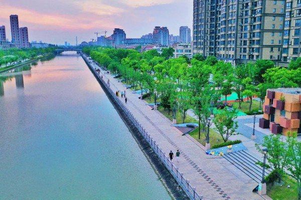 半马步道，夜景打卡地，来奉贤“十字水街”Citywalk，探索自然与人文之美