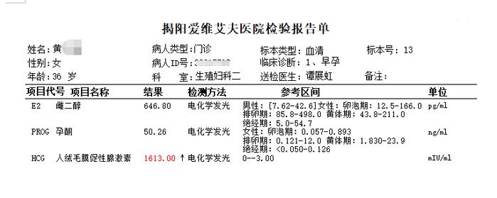 13年蹉跎求子无果 ，3个月在揭阳爱维艾夫医院试管助孕迎好孕