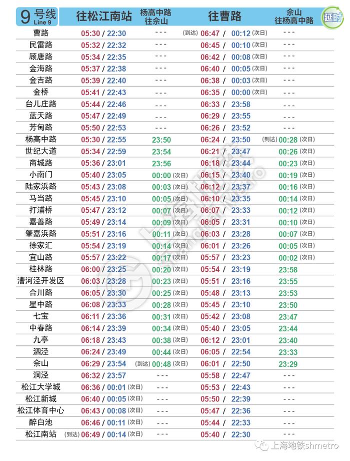 上海地铁2号线往浦东国际机场末班车延后30分钟 最新首末班车时刻表