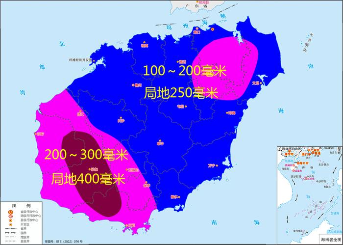 暴雨到大暴雨、局地特大暴雨！8月1日～5日海南天气提前知