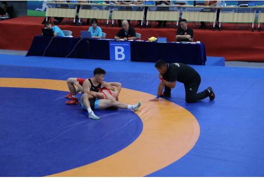 内蒙古十五运“巴音孟克杯”国际式摔跤项目比赛收官