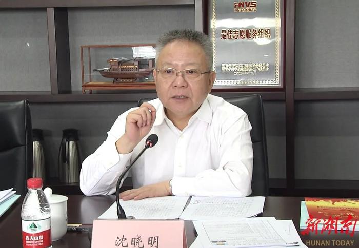 沈晓明在省政府驻上海办事处调研：推动各项工作与湖南高质量发展同频共振