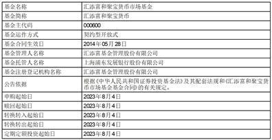 汇添富基金管理股份有限公司关于汇添富和聚宝货币市场基金增设基金份额并修改法律文件的公告