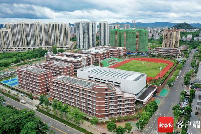 上海师范大学附属儋州实验学校预计月底竣工并交付使用