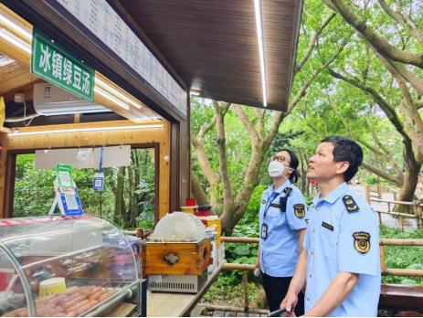 浙江舟山市市场监管局普陀山分局全力守护暑期旅游市场餐饮食品安全