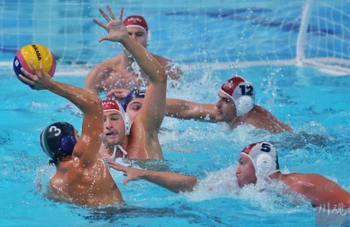 C视觉|成都大运会最后一项比赛落幕 意大利队夺得男子水球冠军