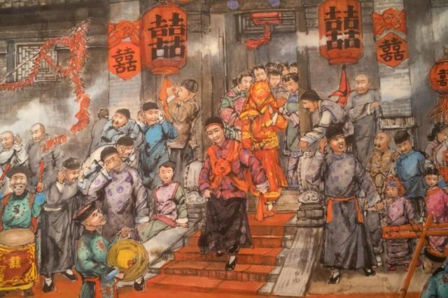 画笔下的北京“祥瑞景象”来角楼图书馆看杨信师生作品联展