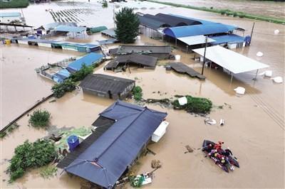 台风“卡努”登陆韩国 中国东北暴雨预警