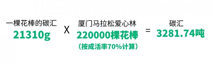 首个“全国生态日”，厦门马拉松爱心林再添一抹新绿！