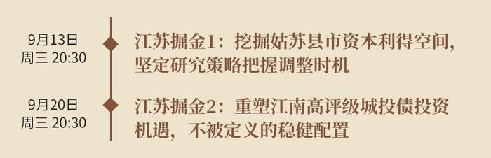 【东吴固收李勇团队】“研究有度”系列电话会期待与您相约