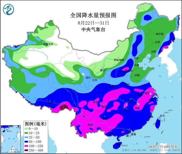 中央气象台：未来10天西南地区陕西南部等地多降雨 中东部无明显高温天气