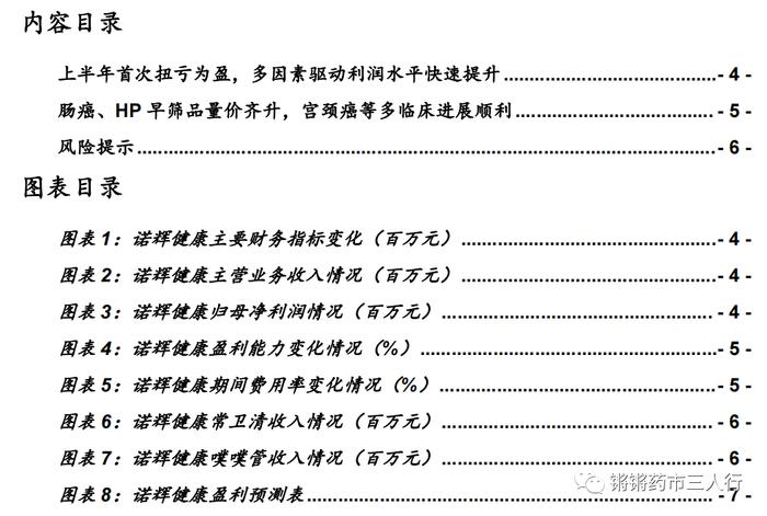 【中泰医药|公司点评】诺辉健康：业绩亮眼扭亏为盈，三大产品持续量价齐升