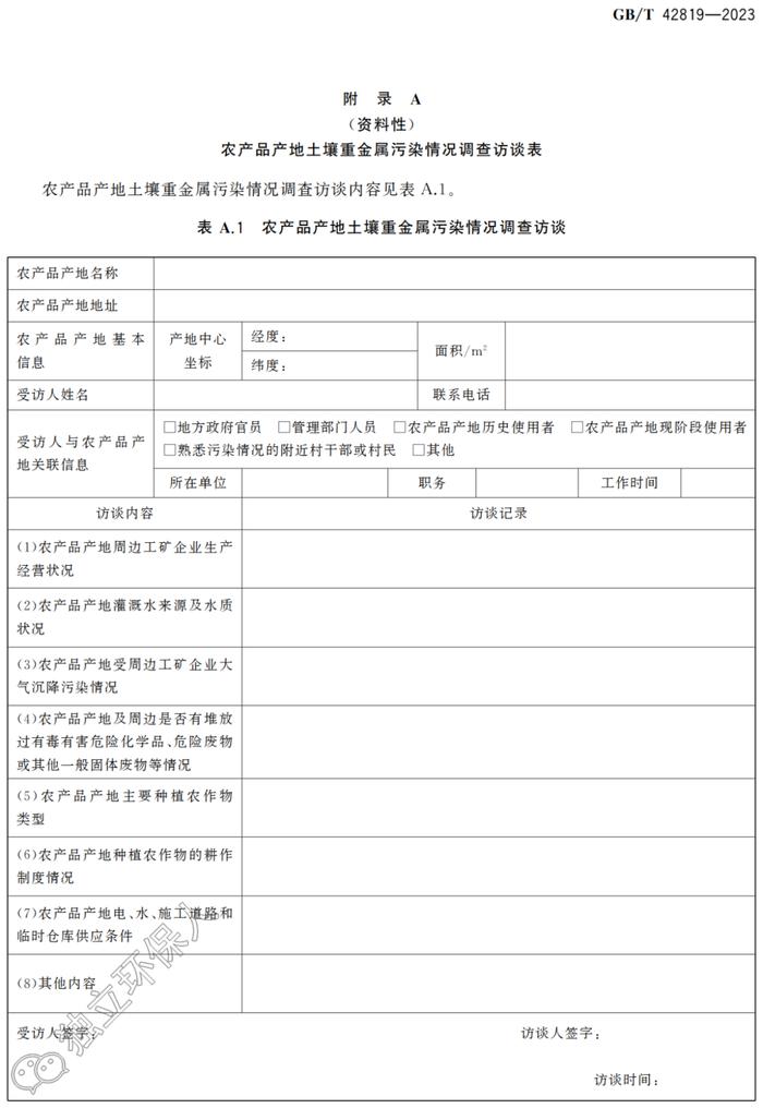 国家标准｜《农产品产地重金属污染土壤钝化通用技术规程》发布