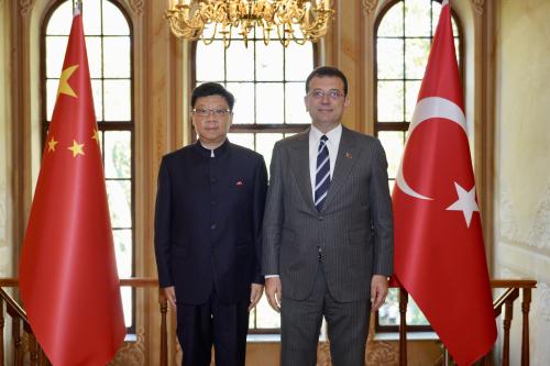 驻伊斯坦布尔总领事魏晓东拜会伊斯坦布尔市长伊曼姆奥卢