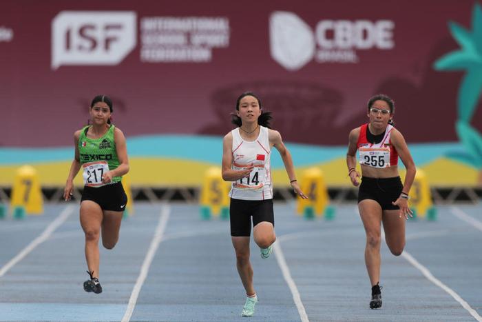 百米11秒56初二女生勇夺世界冠军：偶像是苏炳添，200米成绩已能对标奥运选手