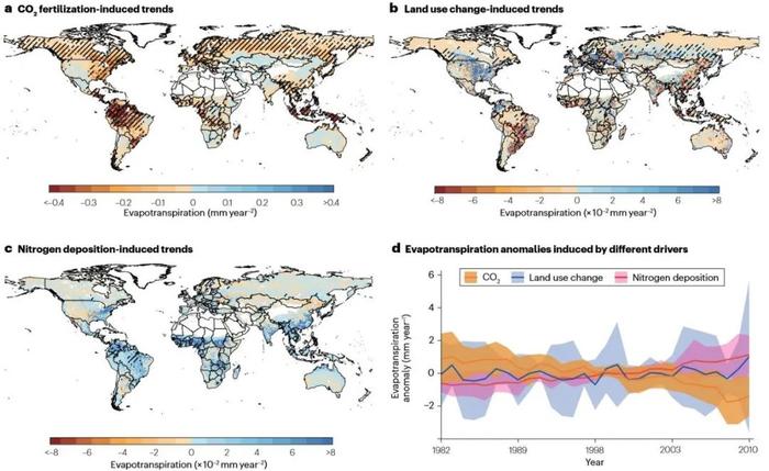 Nature子刊 重磅综述 | 清华大学杨雨亭副教授团队：植被变绿与全球蒸散发