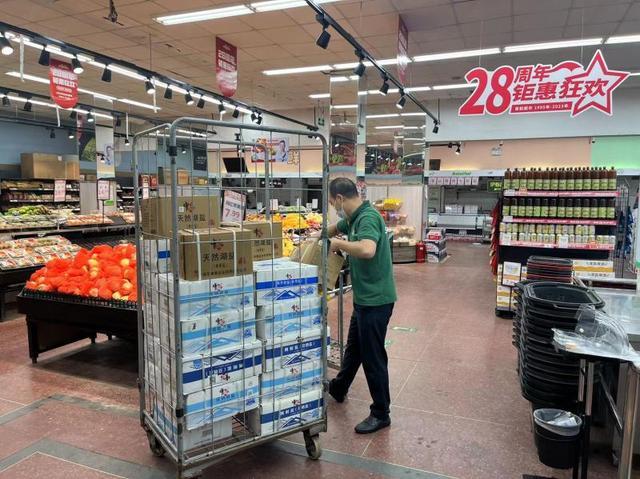 北青报记者探访食盐配送中心 食盐储备充足商超货架充足
