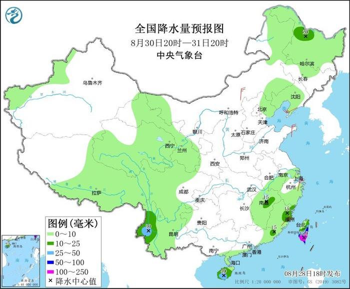 中央气象台：东北地区东部等地有强降雨 渤海黄海巴士海峡等海域有大风