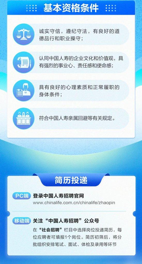 中国人寿寿险社会招聘火热进行中