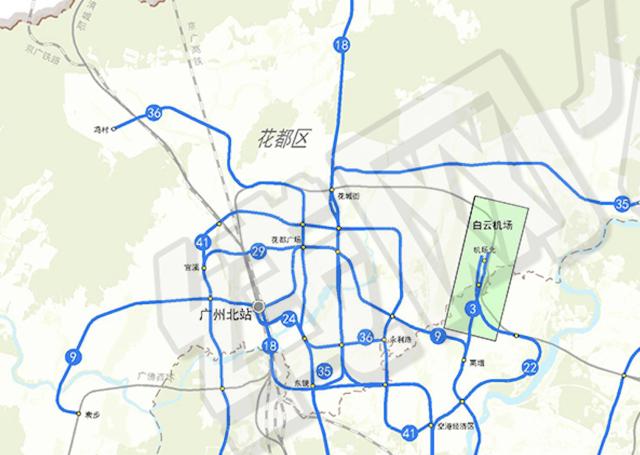 白云机场T3轨交枢纽计划引入地铁36号线