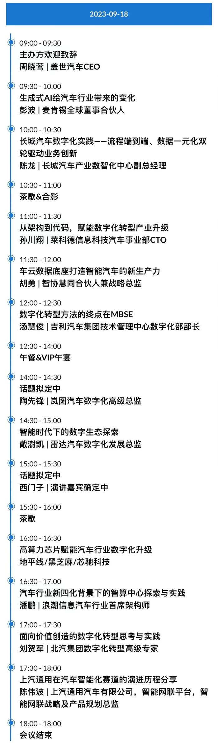 宝马、吉利、蔚来、现代汽车等确认参会（含参会名单） | 盖世汽车2023第二届汽车数字化转型大会