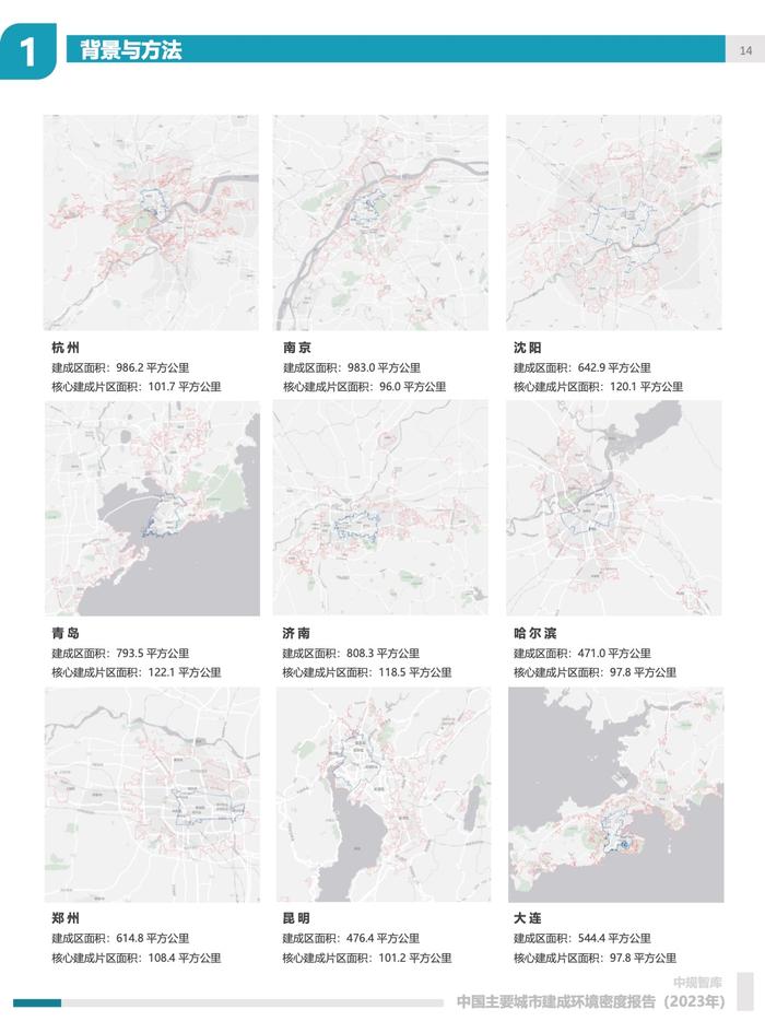 中规院：2023年中国主要城市建成环境密度报告