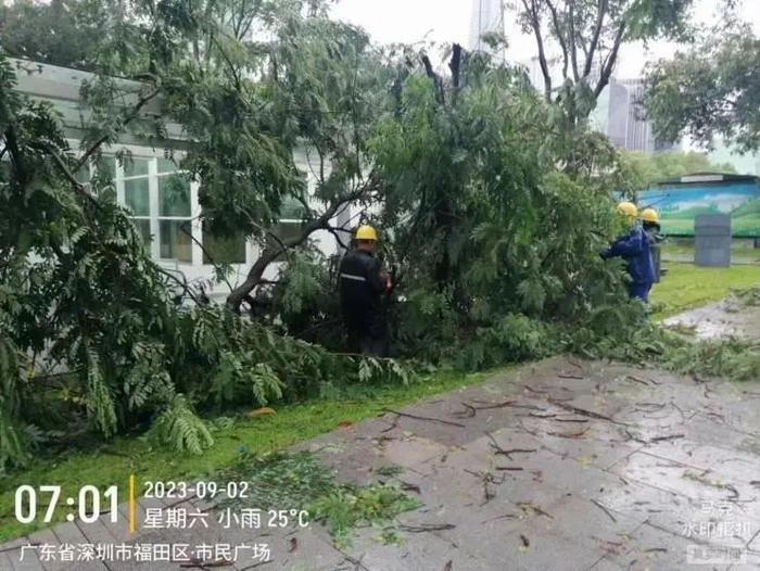 物企抗台风｜战“苏拉” ：台风暴雨中物业人的暖心事